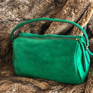 Banana Republic green suede Handbag